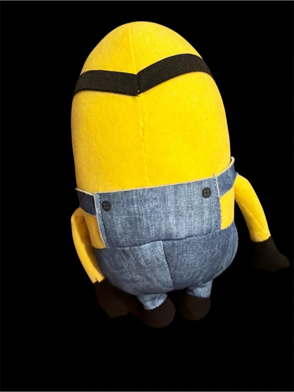 Minion Plush Toy in Denim Overalls - Kids Stuffed Animal